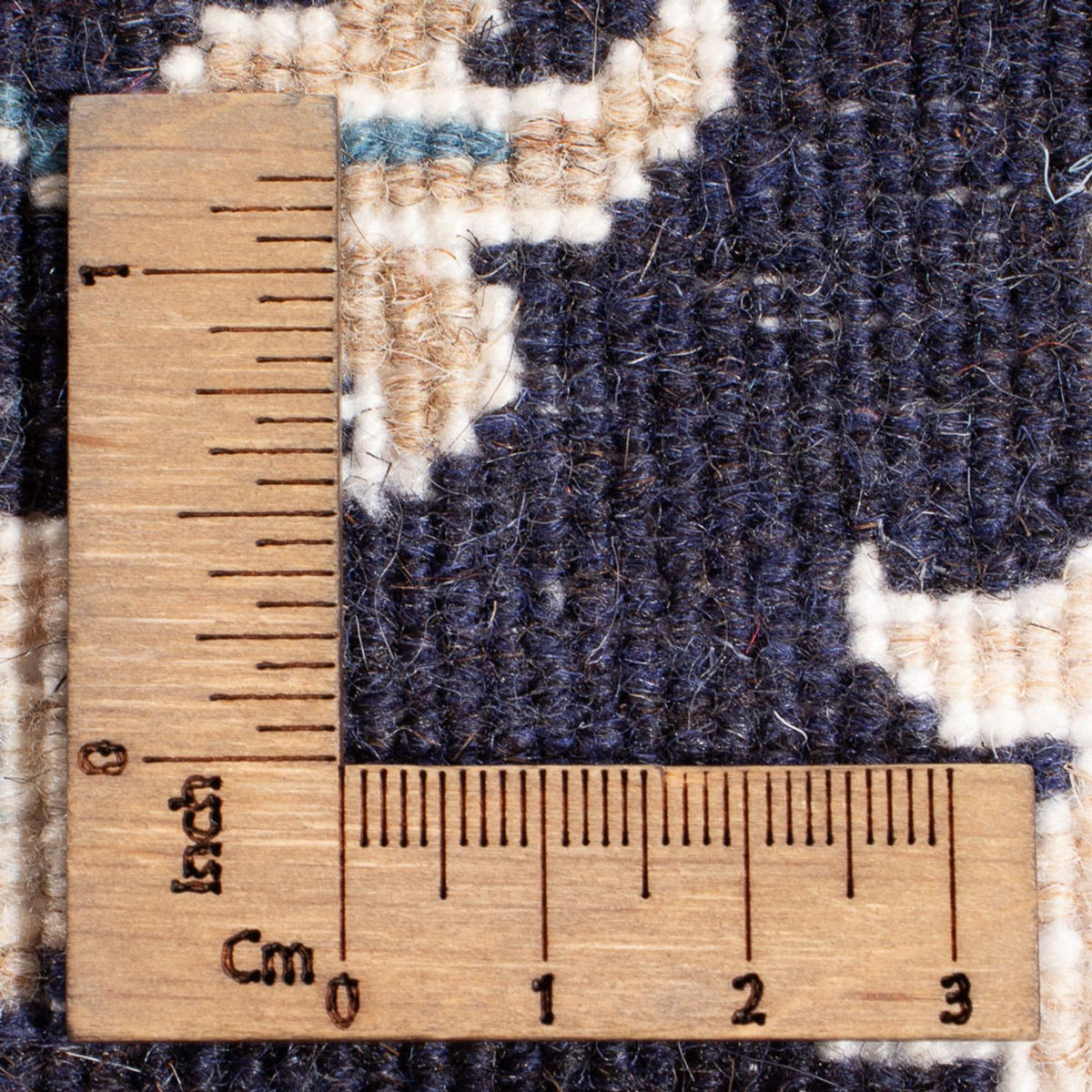 Persisk tæppe - Nain - Royal - 90 x 60 cm - mørkeblå