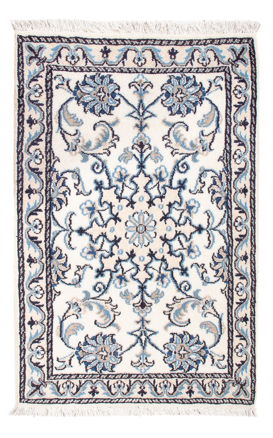 Persisk tæppe - Nain - Royal - 90 x 60 cm - creme
