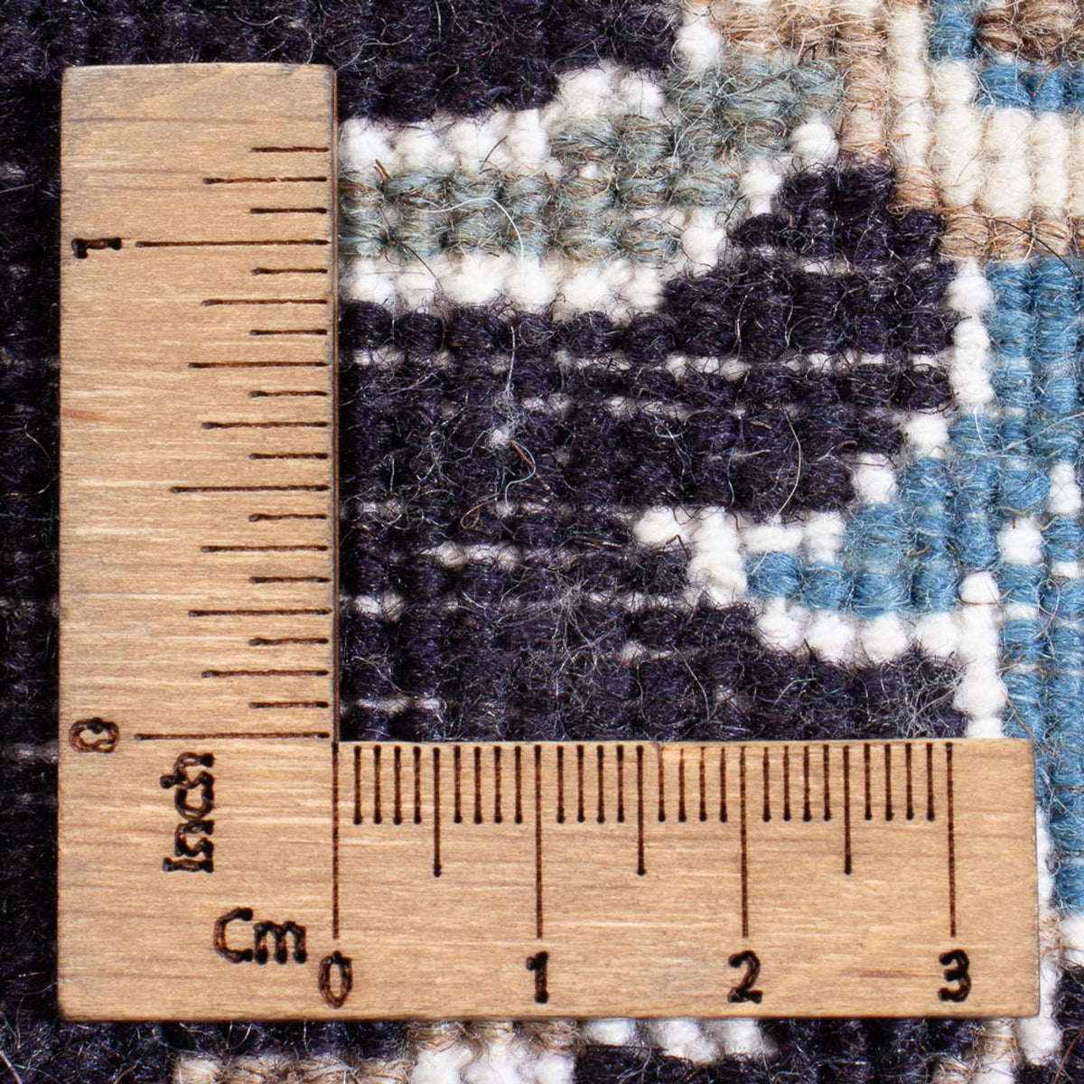 Persisk tæppe - Nain - Royal - 90 x 60 cm - mørkeblå