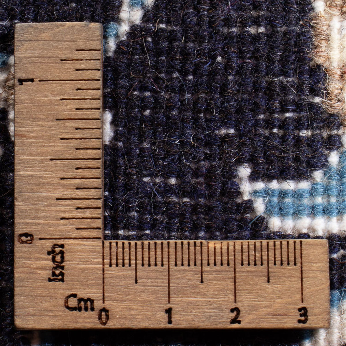 Persisk tæppe - Nain - Royal - 90 x 60 cm - mørkeblå