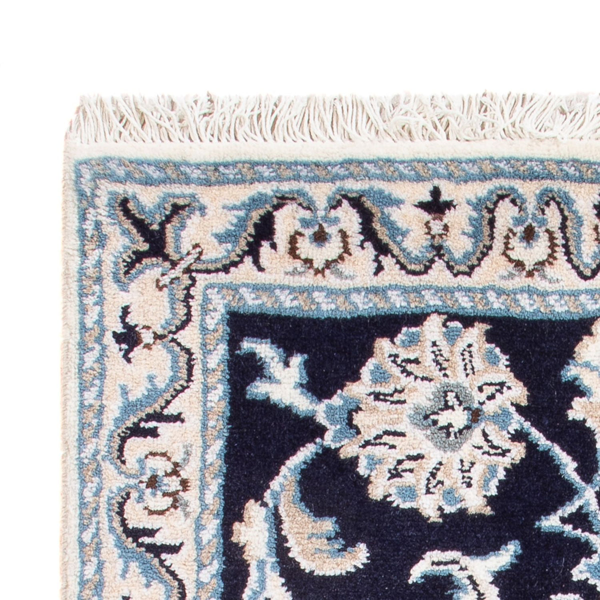 Persisk tæppe - Nain - Royal - 90 x 60 cm - mørkeblå