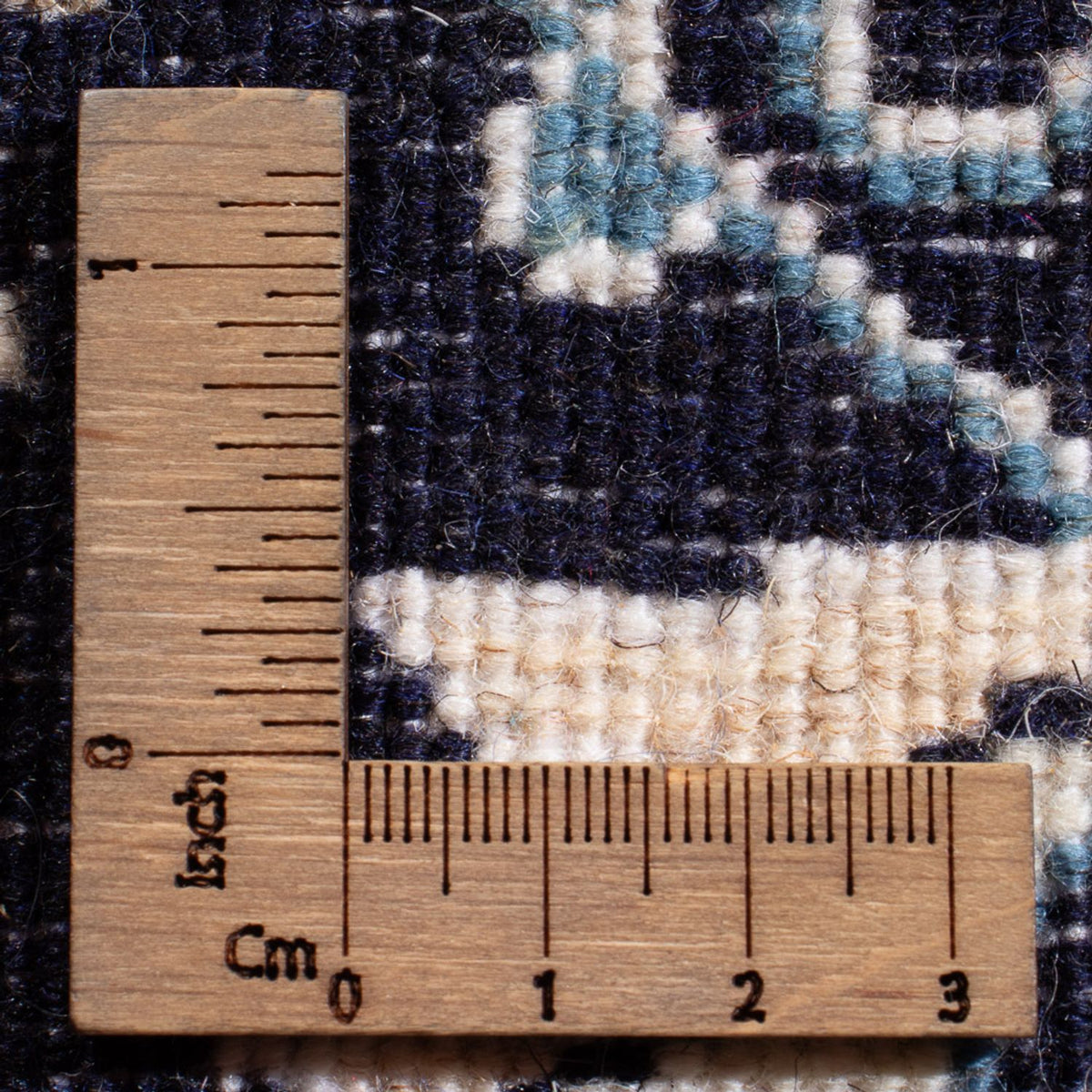 Persisk tæppe - Nain - Royal - 90 x 60 cm - mørkeblå