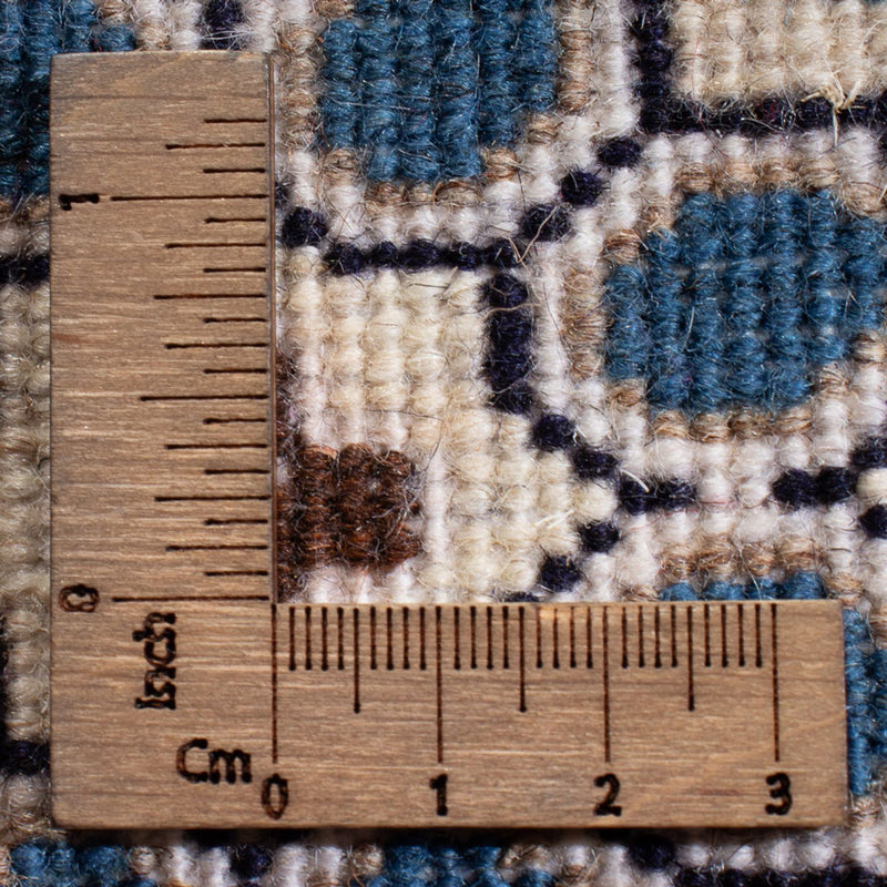 Persisk tæppe - Nain - Royal - 60 x 40 cm - mørkeblå