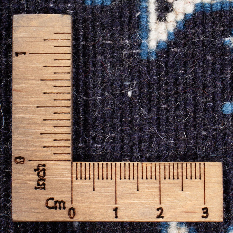 Persisk tæppe - Nain - Royal - 60 x 40 cm - mørkeblå