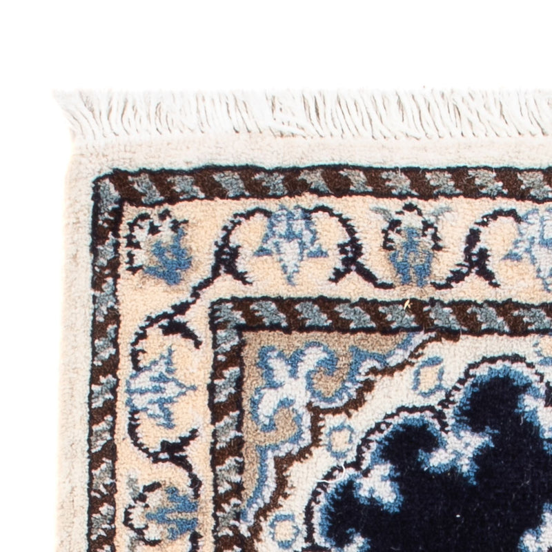 Persisk tæppe - Nain - Royal - 60 x 40 cm - mørkeblå