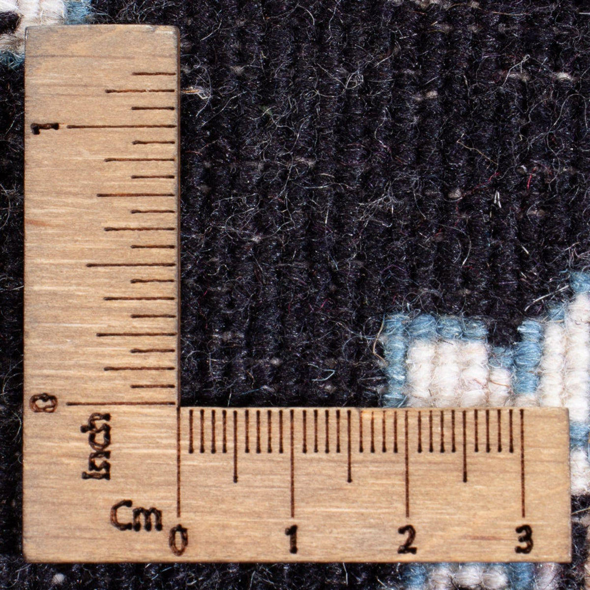 Persisk tæppe - Nain - Royal - 60 x 40 cm - mørkeblå