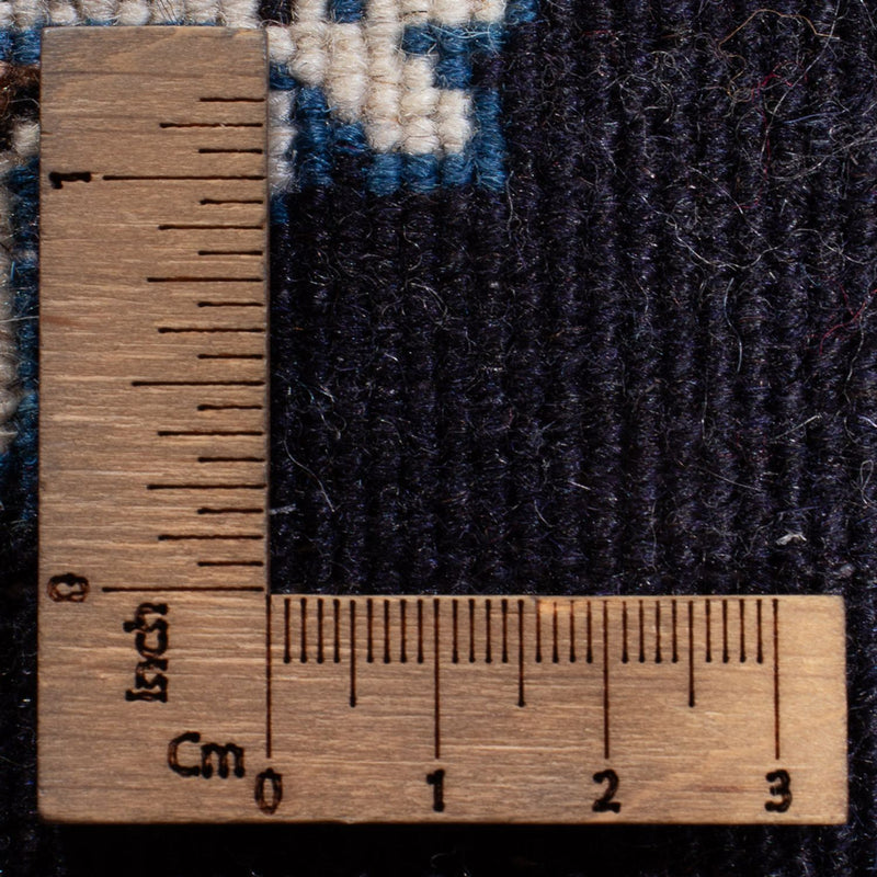 Persisk tæppe - Nain - Royal - 60 x 40 cm - mørkeblå