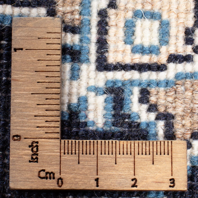 Persisk tæppe - Nain - Royal - 60 x 40 cm - mørkeblå