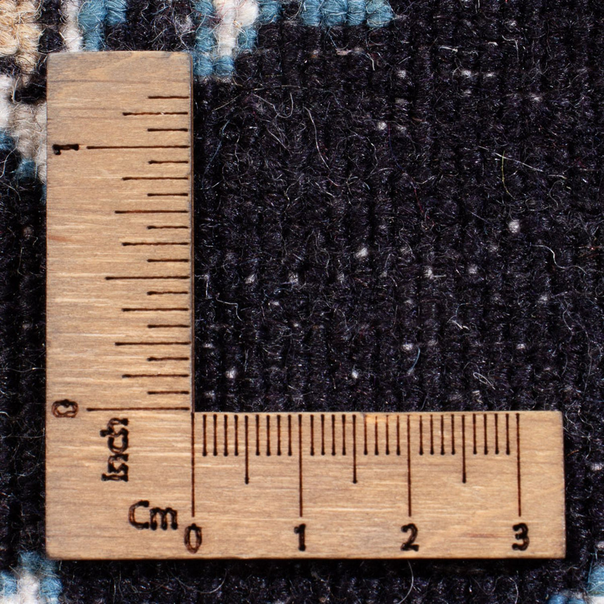 Persisk tæppe - Nain - Royal - 60 x 40 cm - mørkeblå