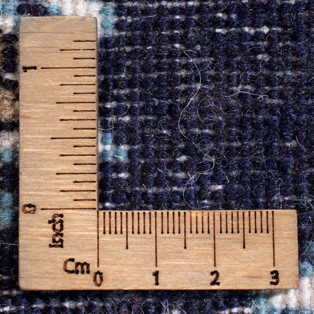 Persisk tæppe - Nain - Royal - 60 x 40 cm - mørkeblå