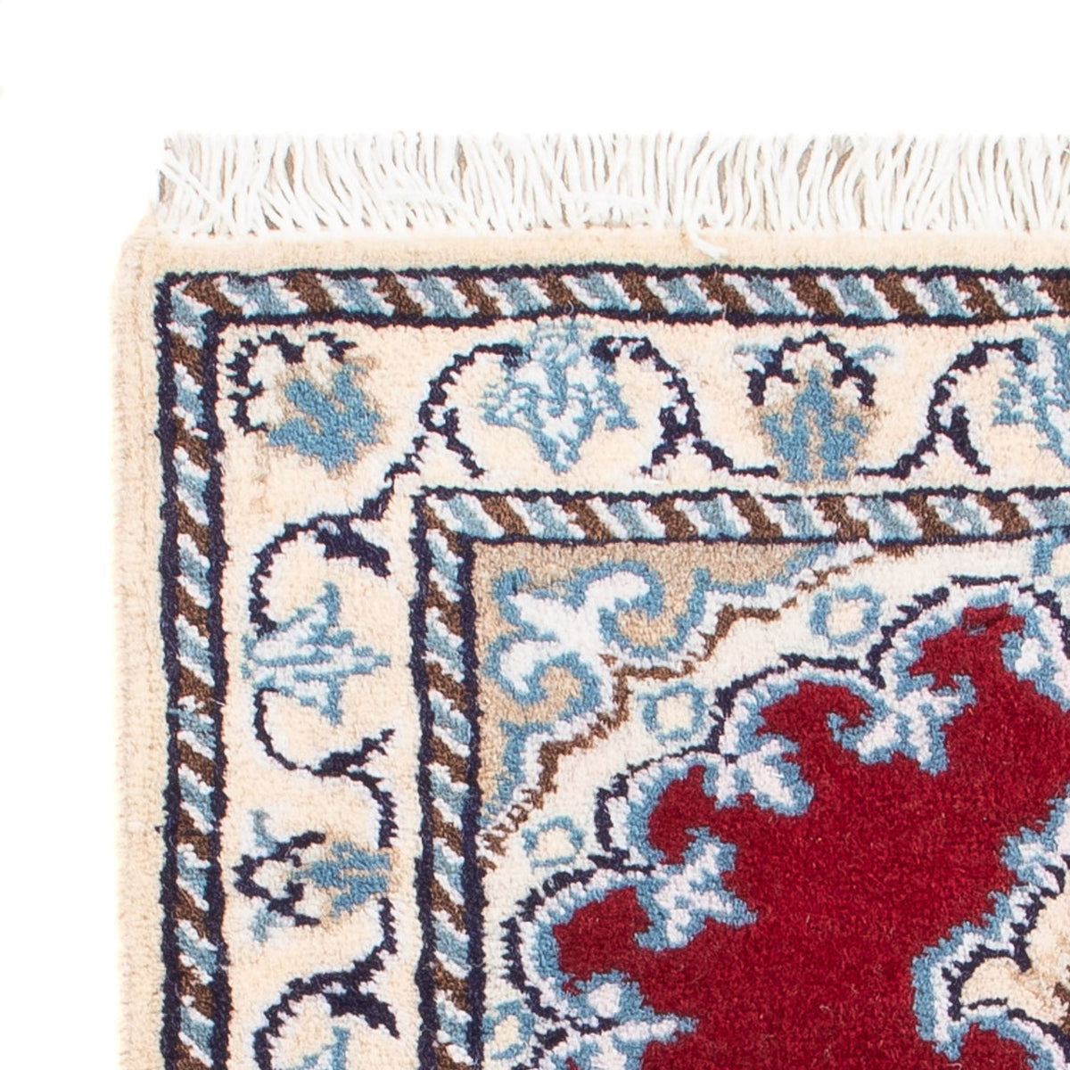 Persisk tæppe - Nain - Royal - 60 x 40 cm - rød