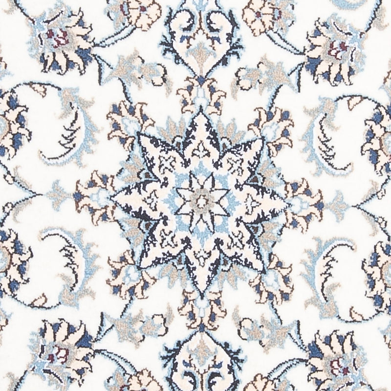 Løber Persisk tæppe - Nain - 393 x 80 cm - sølv