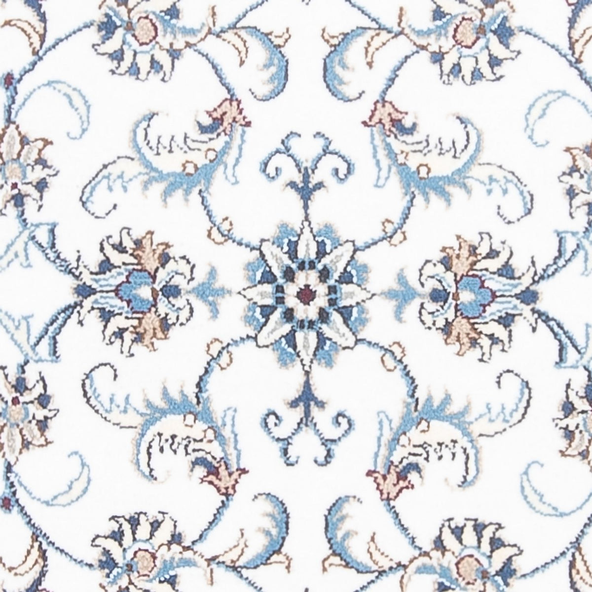 Løber Persisk tæppe - Nain - 393 x 77 cm - sølv