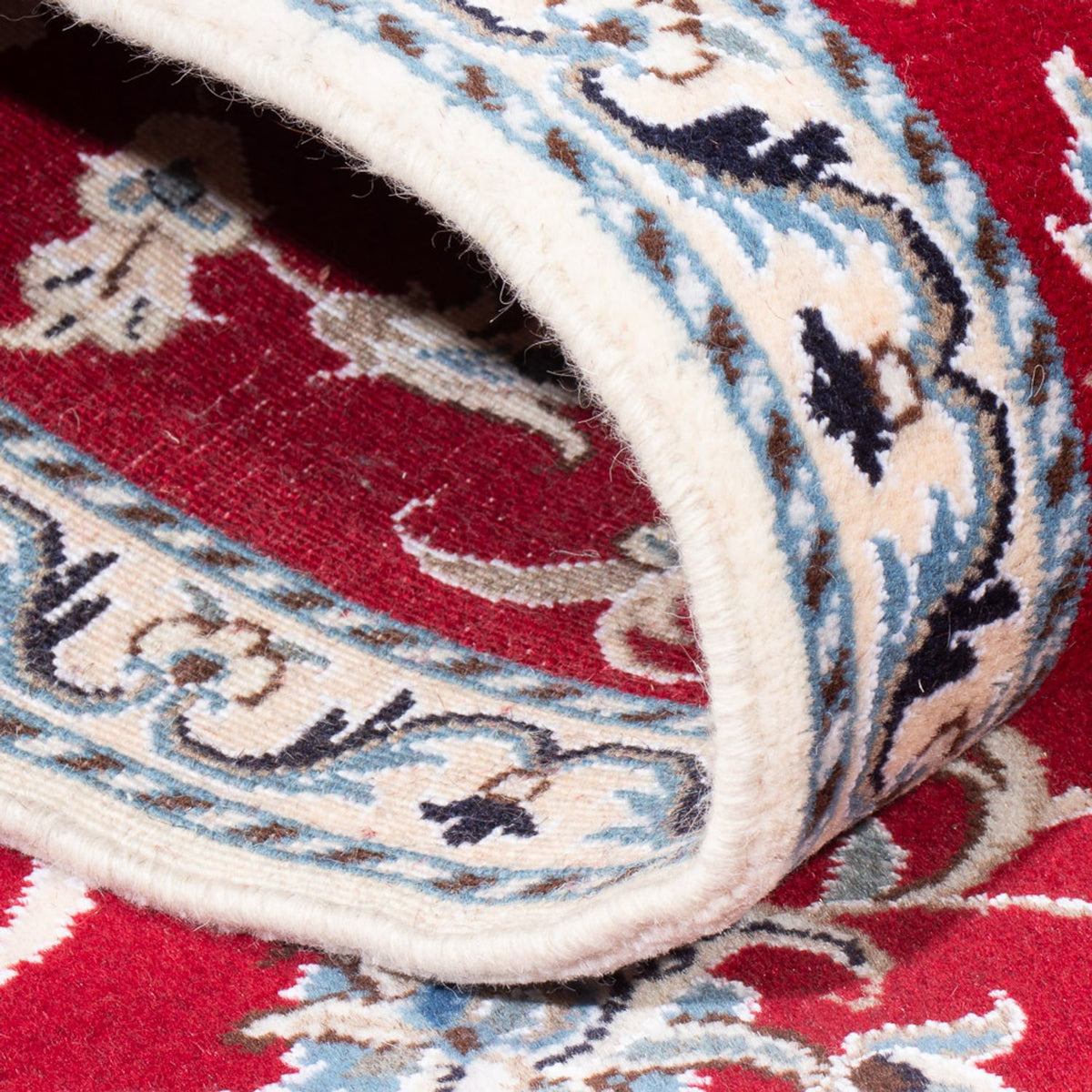 Løber Persisk tæppe - Nain - 283 x 76 cm - rød