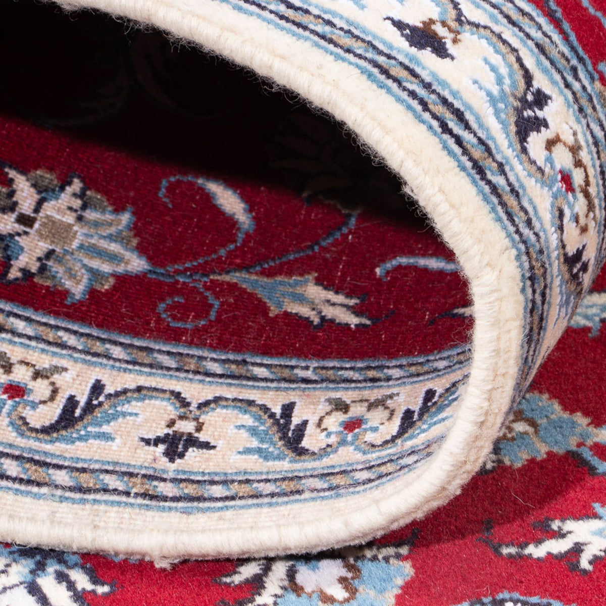 Løber Persisk tæppe - Nain - 290 x 82 cm - rød