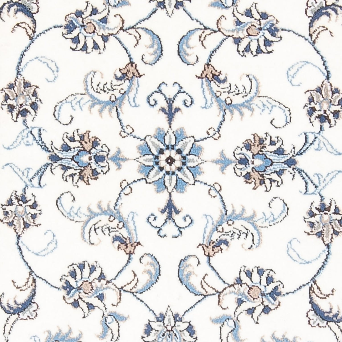 Løber Persisk tæppe - Nain - 288 x 78 cm - sølv