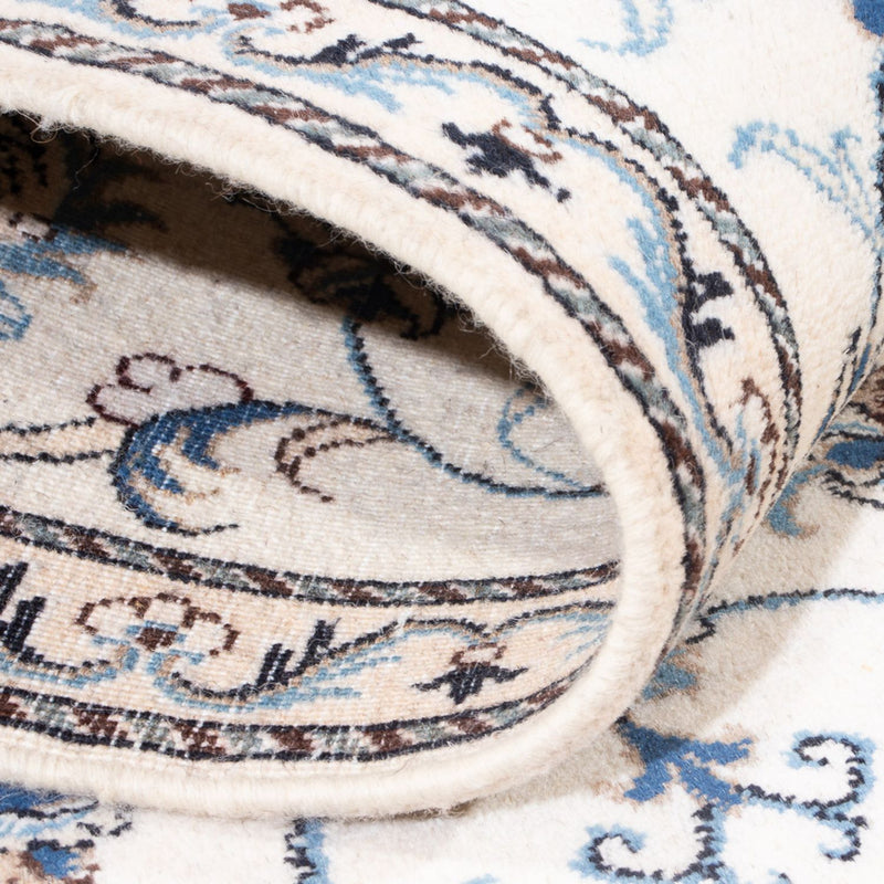 Løber Persisk tæppe - Nain - 286 x 77 cm - sølv