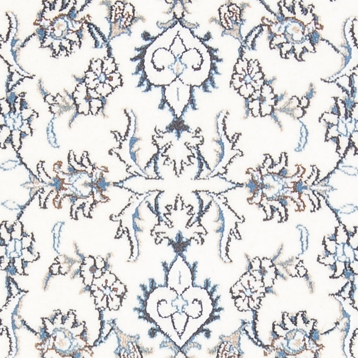 Løber Persisk tæppe - Nain - 215 x 77 cm - sølv