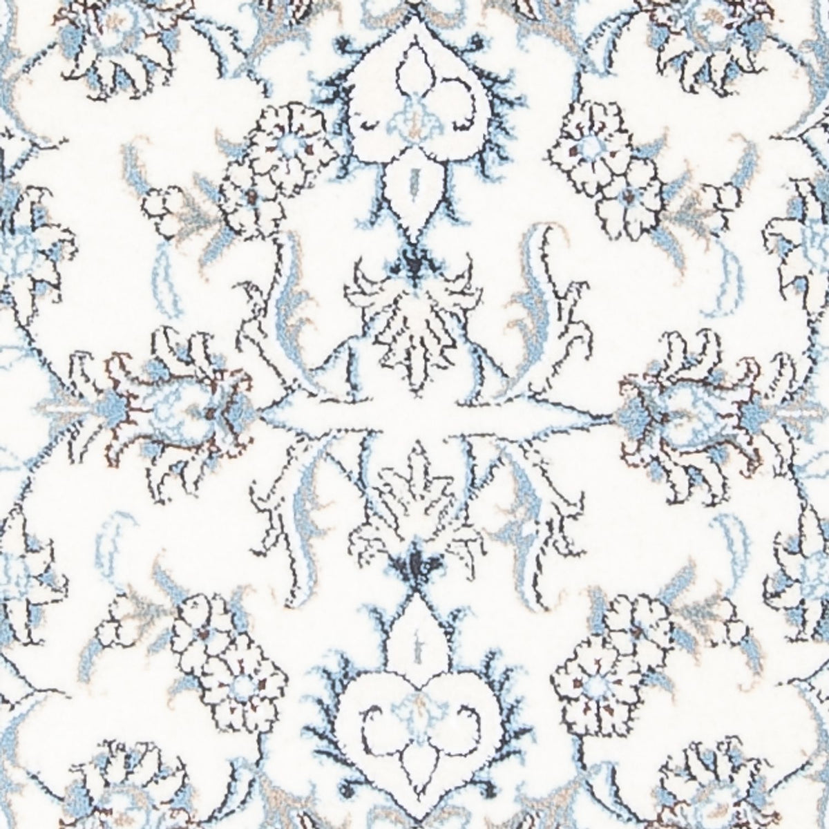 Løber Persisk tæppe - Nain - 197 x 75 cm - sølv