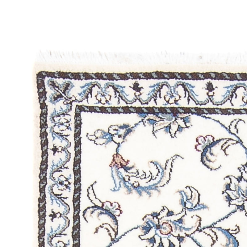 Løber Persisk tæppe - Nain - 195 x 77 cm - sølv