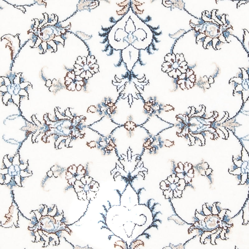 Løber Persisk tæppe - Nain - 196 x 77 cm - sølv