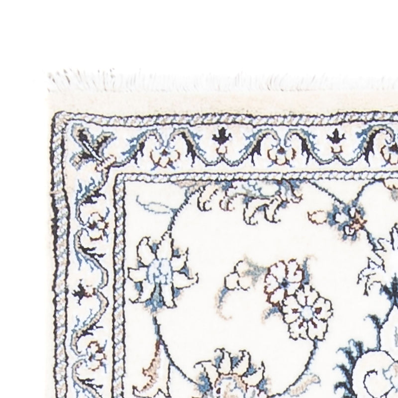 Løber Persisk tæppe - Nain - 196 x 77 cm - sølv