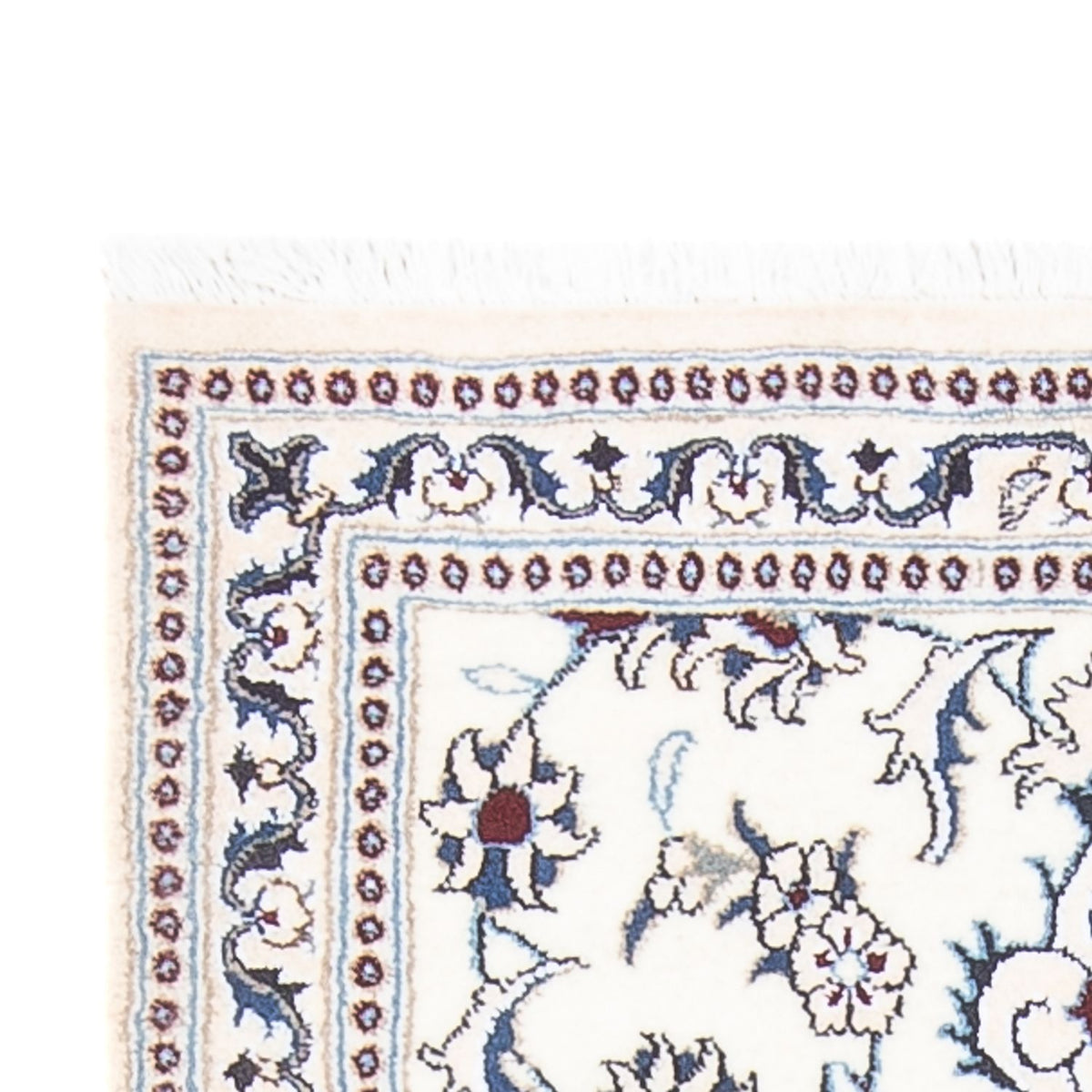 Løber Persisk tæppe - Nain - 192 x 88 cm - sølv