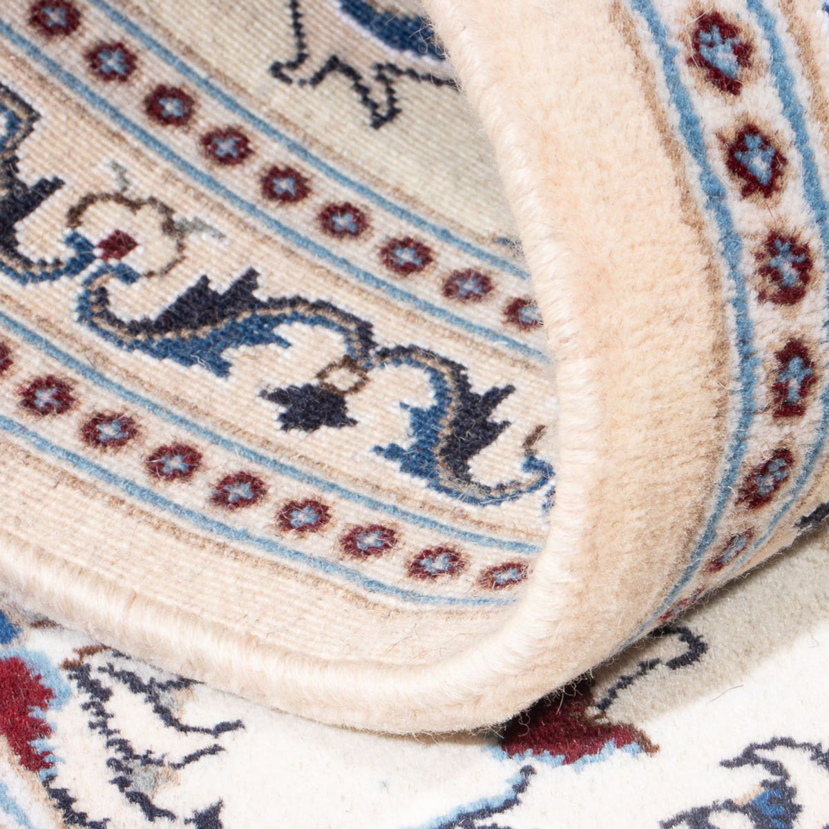 Løber Persisk tæppe - Nain - 192 x 88 cm - sølv