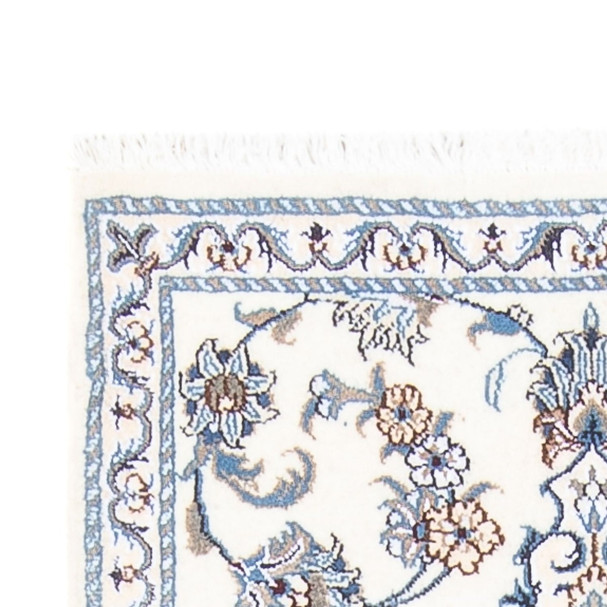 Løber Persisk tæppe - Nain - 193 x 83 cm - sølv