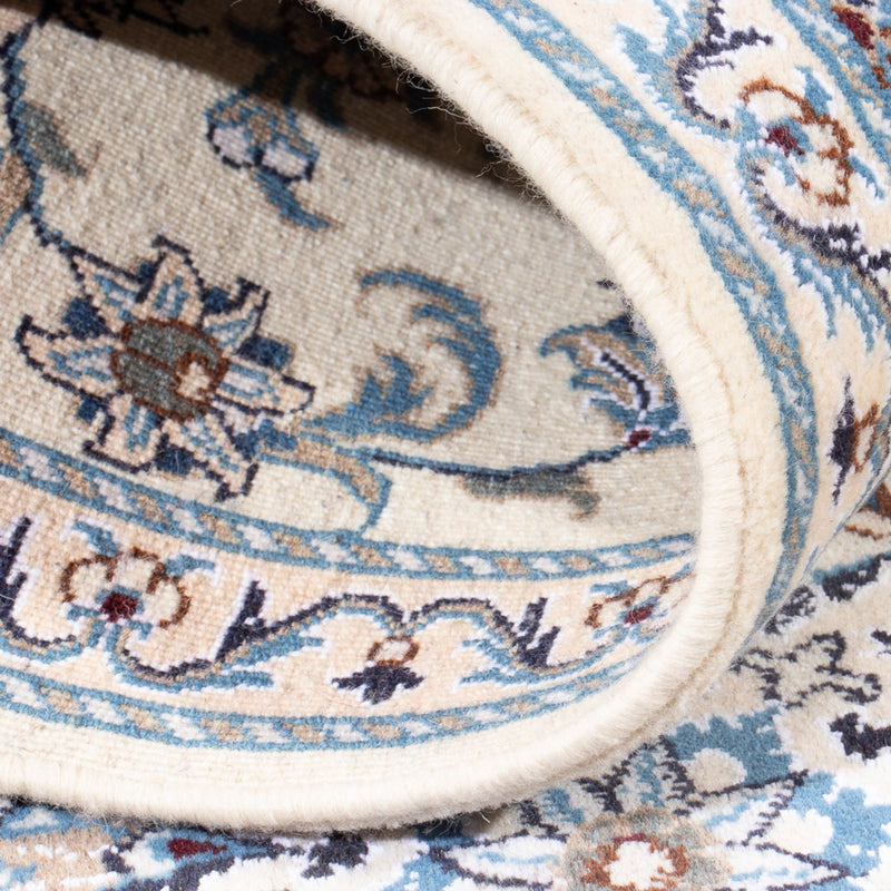 Løber Persisk tæppe - Nain - 193 x 83 cm - sølv