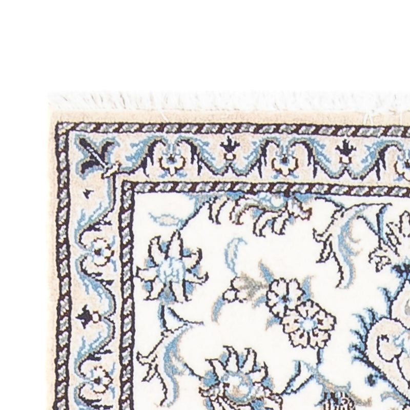 Løber Persisk tæppe - Nain - 198 x 78 cm - sølv