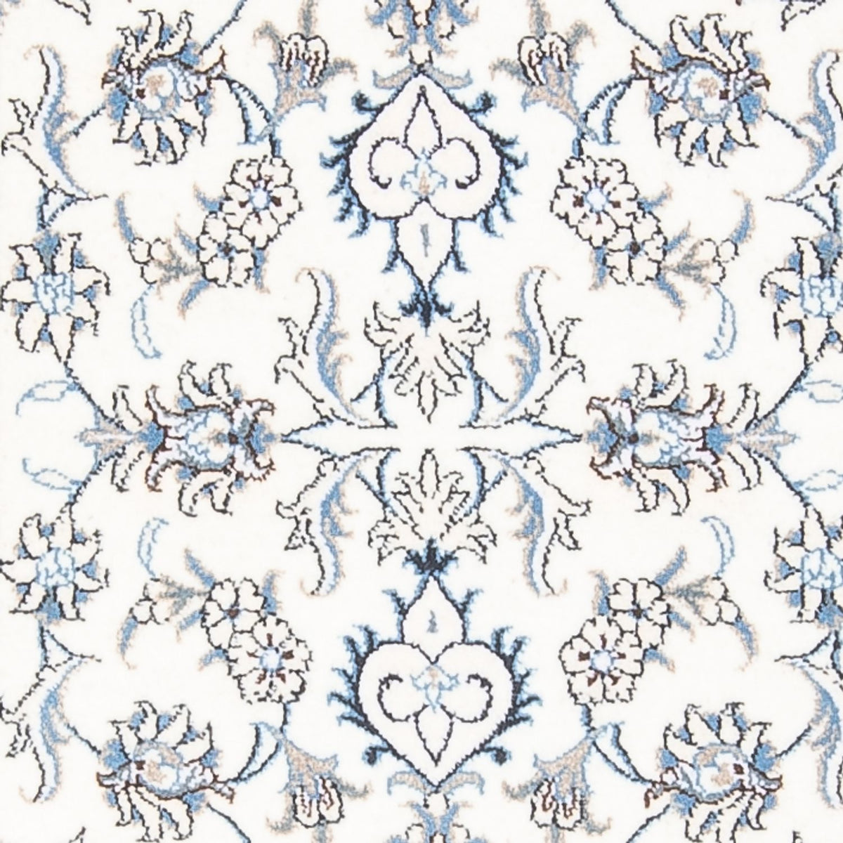 Løber Persisk tæppe - Nain - 200 x 77 cm - sølv