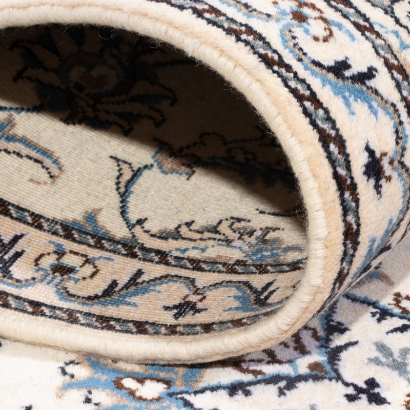 Løber Persisk tæppe - Nain - 200 x 77 cm - sølv