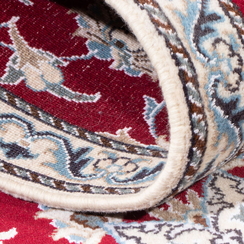 Løber Persisk tæppe - Nain - 196 x 76 cm - rød