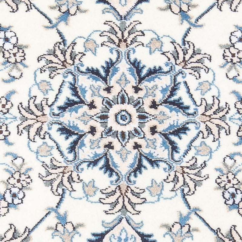 Persisk tæppe - Nain - 140 x 90 cm - sølv