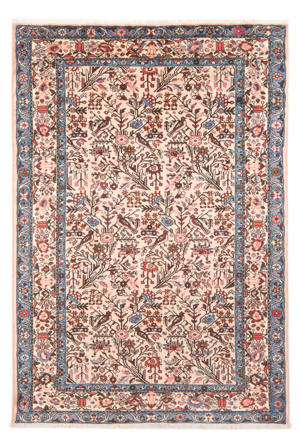 Persisk tæppe - Nomadisk - 196 x 130 cm - beige