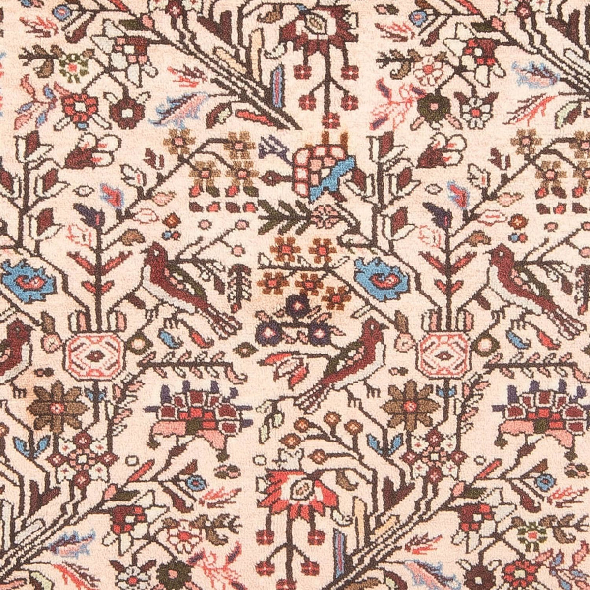 Persisk tæppe - Nomadisk - 196 x 130 cm - beige