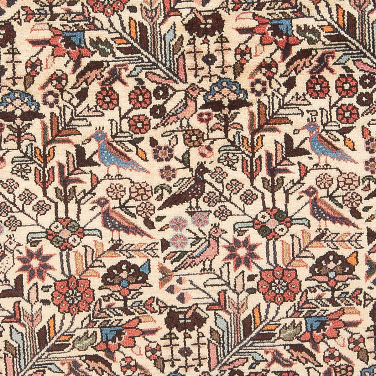 Persisk tæppe - Nomadisk - 198 x 135 cm - beige