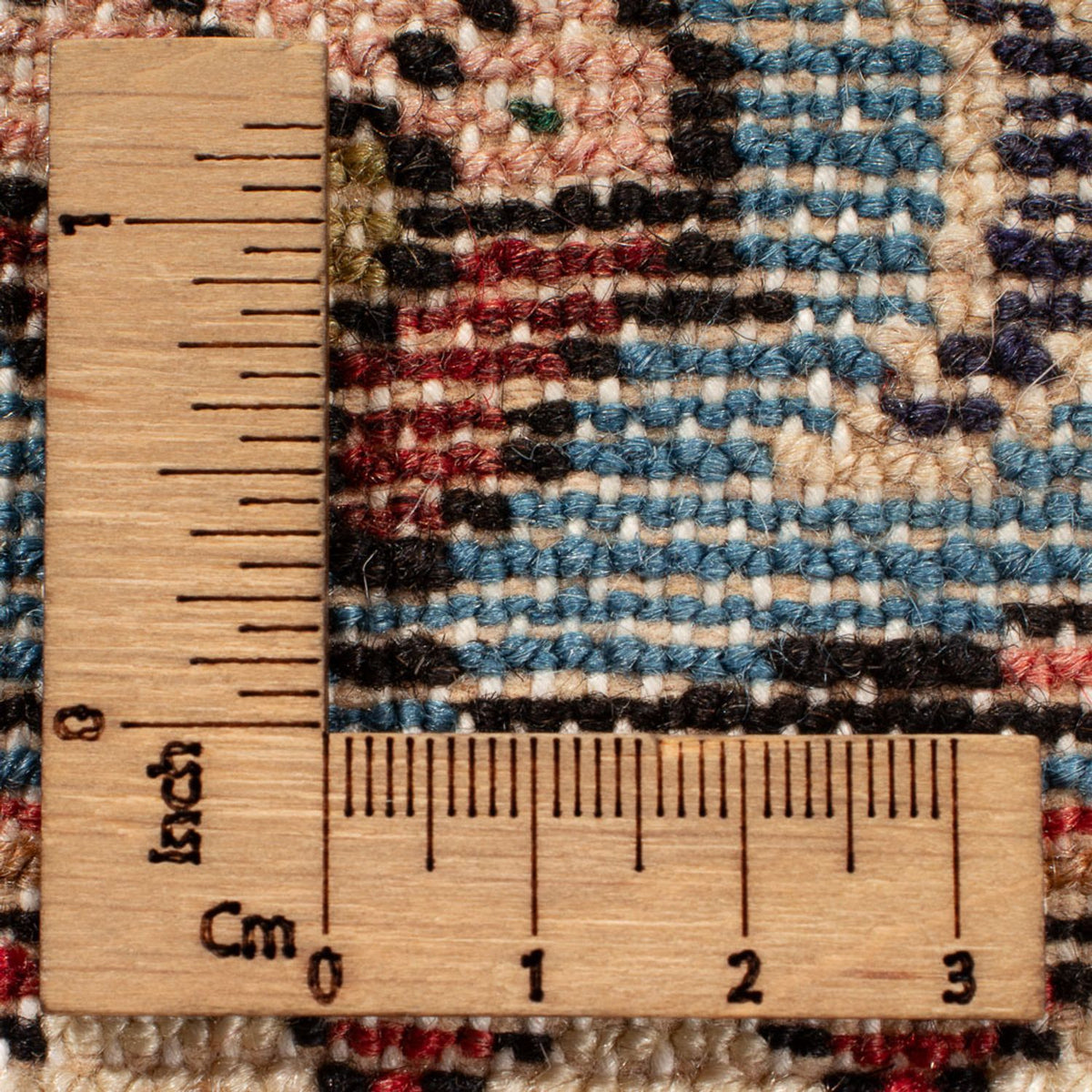 Persisk tæppe - Nomadisk - 198 x 135 cm - beige