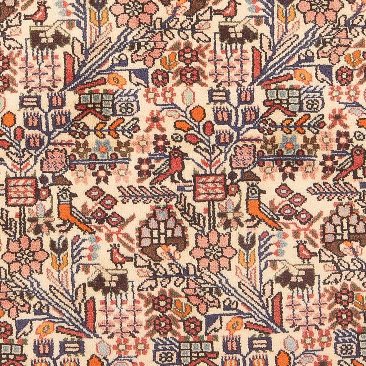 Persisk tæppe - Nomadisk - 192 x 126 cm - beige