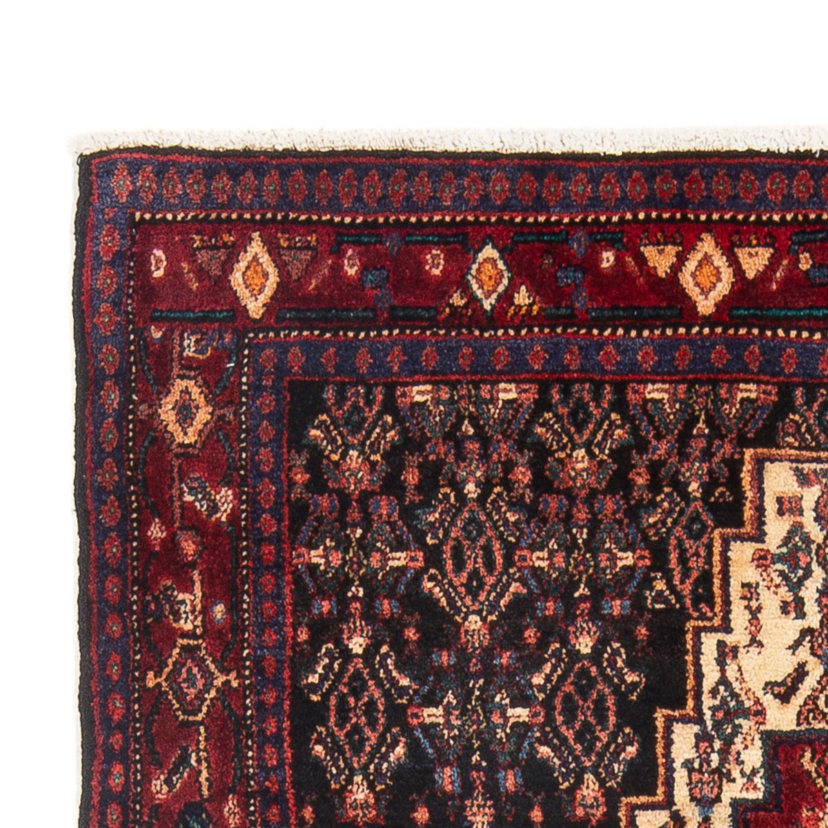 Persisk tæppe - Classic - 188 x 123 cm - mørkeblå