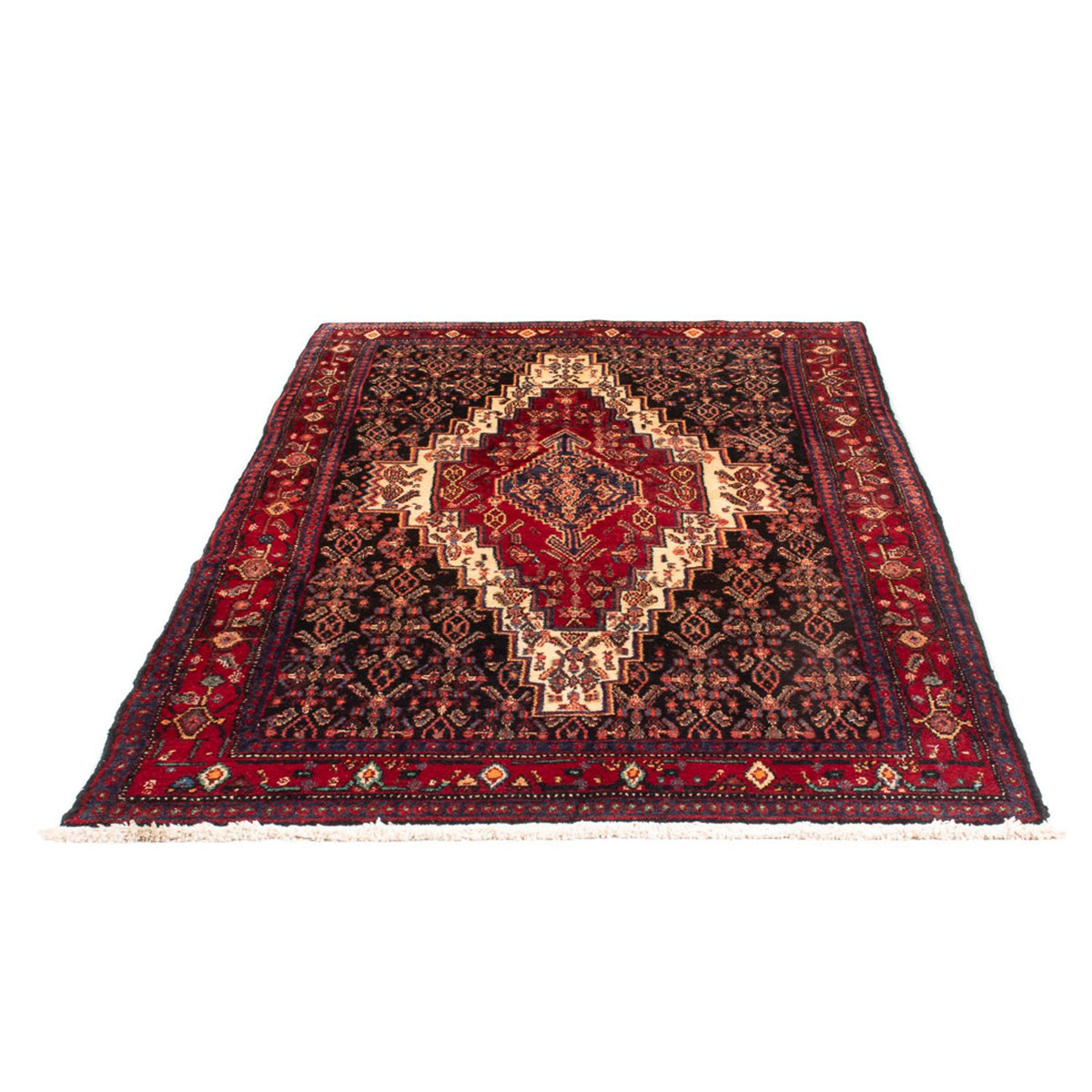 Persisk tæppe - Classic - 188 x 123 cm - mørkeblå