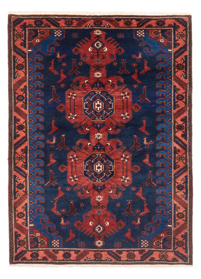 Hamadan Tæppe 136x197cm - Persisk tæppe - blå