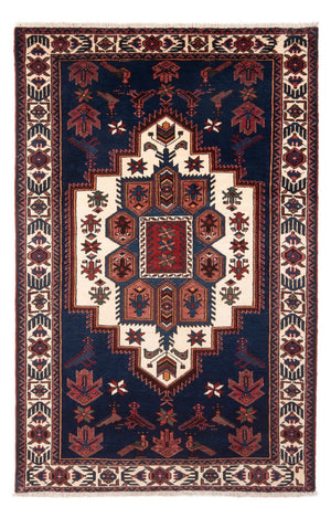Persisk tæppe - Nomadisk - 205 x 128 cm - mørkeblå