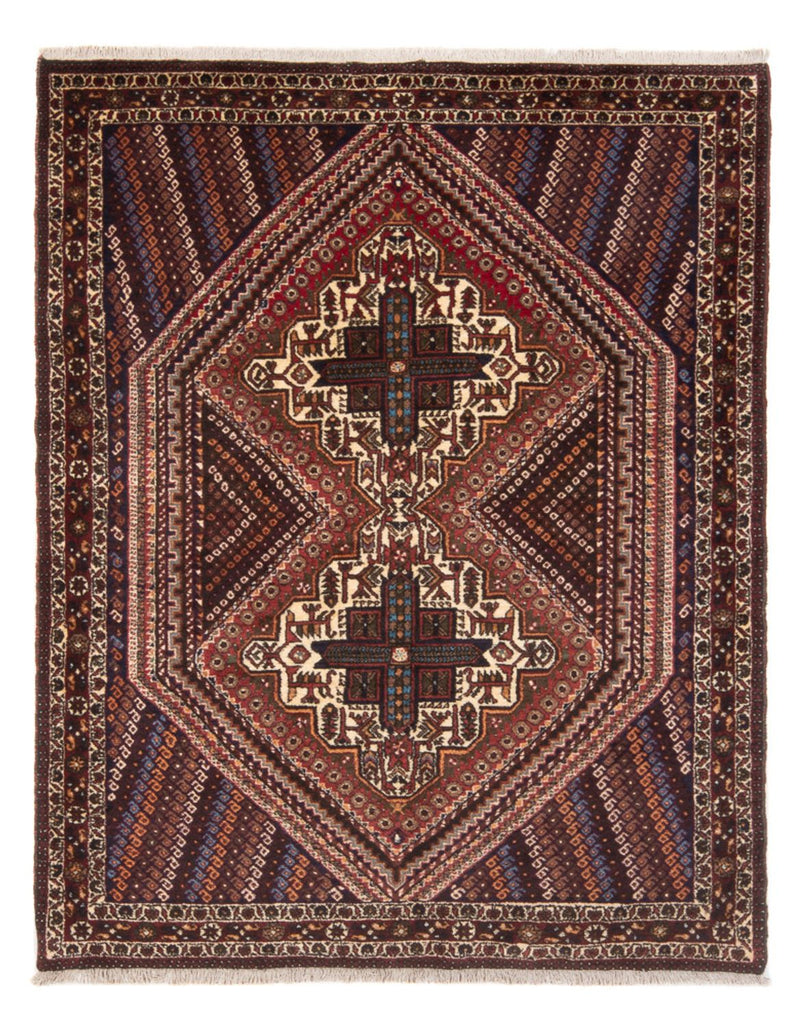 Persisk tæppe - Nomadisk - 180 x 138 cm - rød