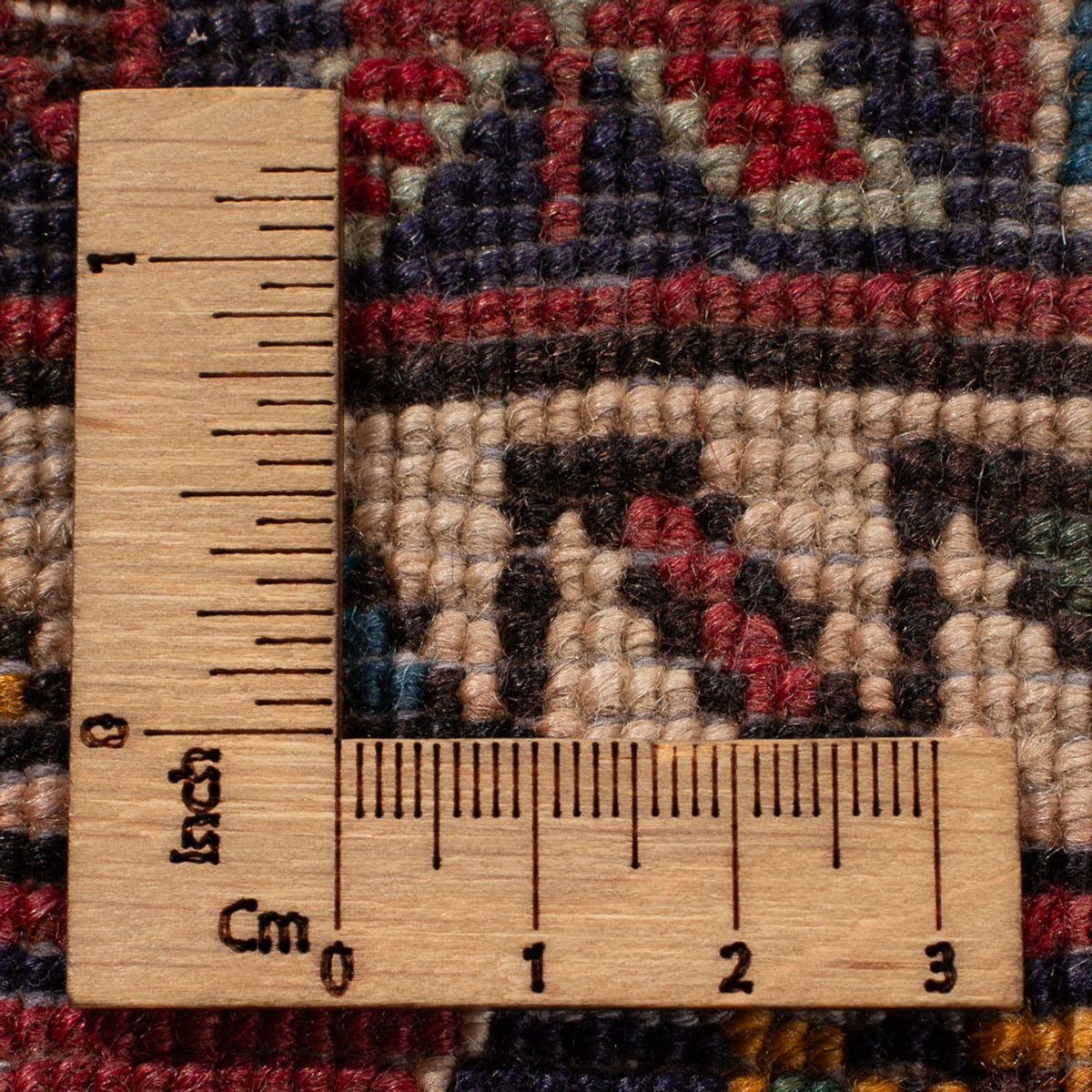 Persisk tæppe - Nomadisk - 210 x 148 cm - mørkeblå