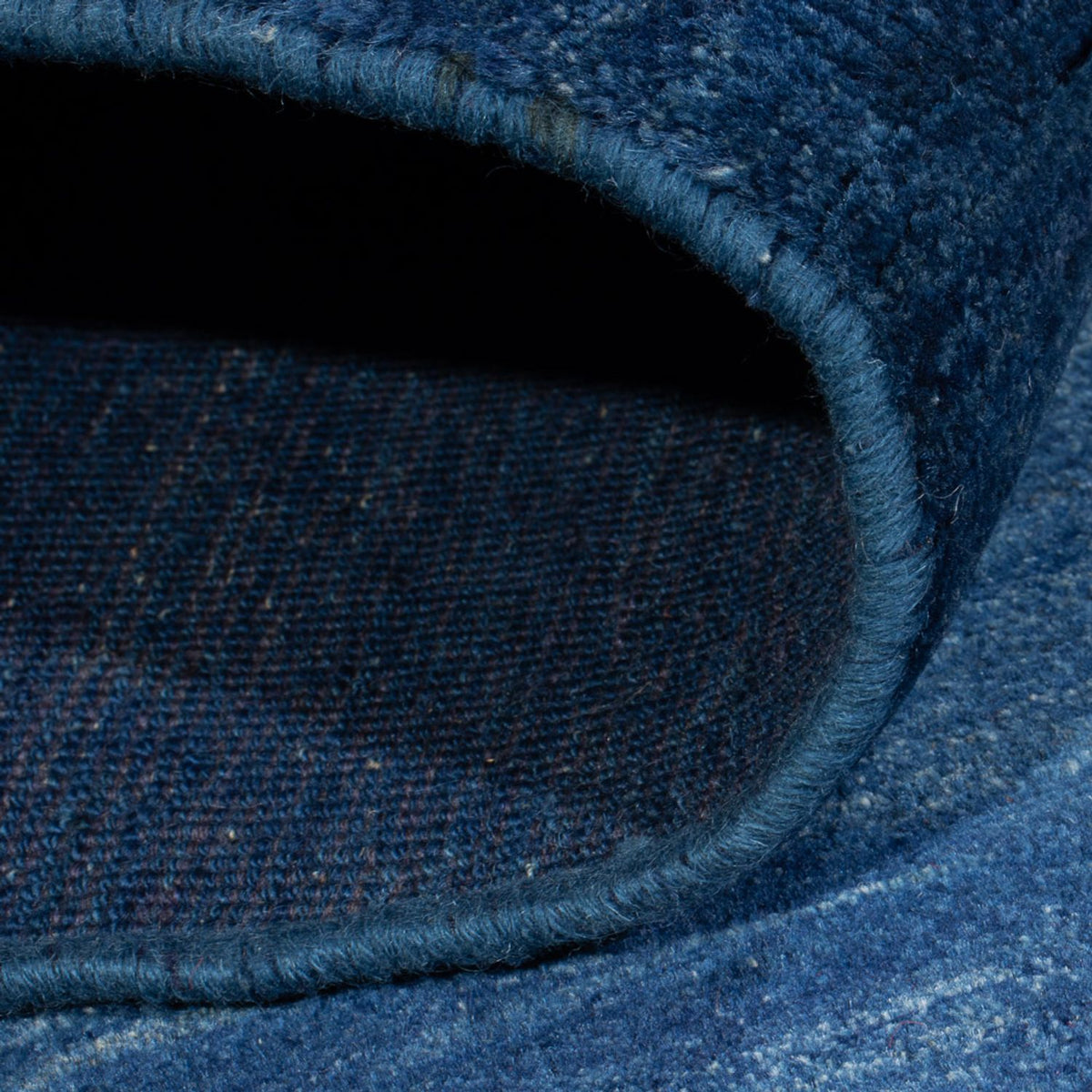 Gabbeh-tæppe - Persisk - 180 x 116 cm - mørkeblå