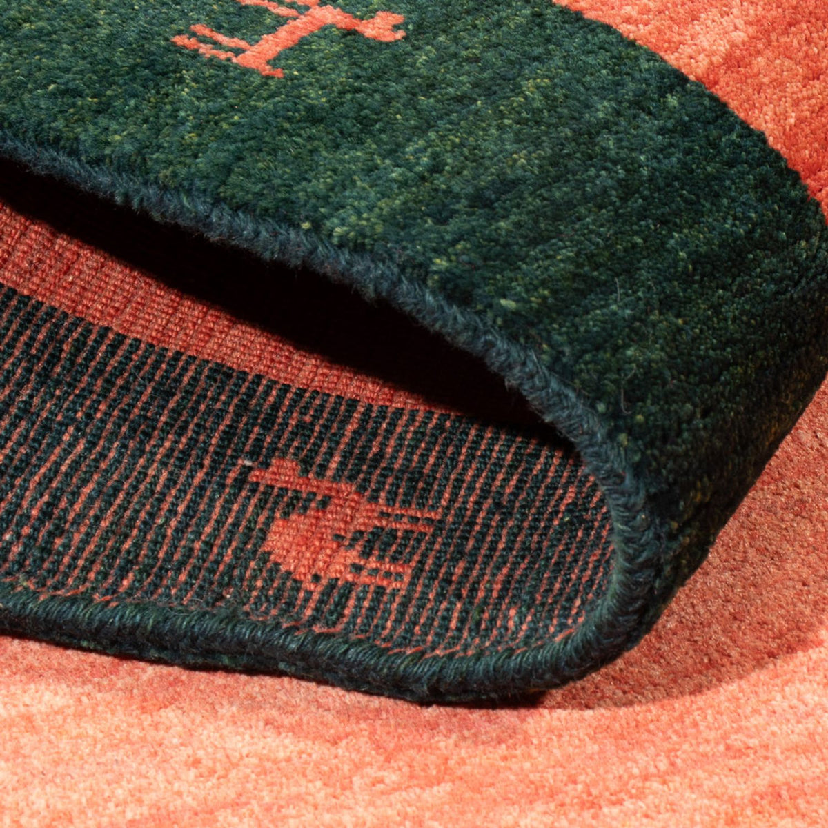 Gabbeh-tæppe - Persisk - 183 x 122 cm - flerfarvet