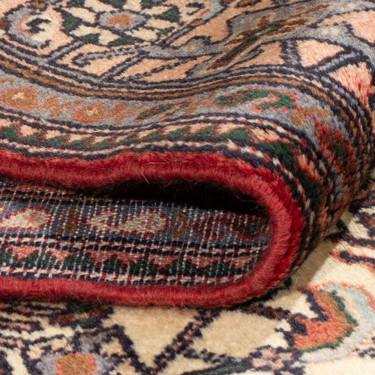 Persisk tæppe - Nomadisk - 203 x 123 cm - creme