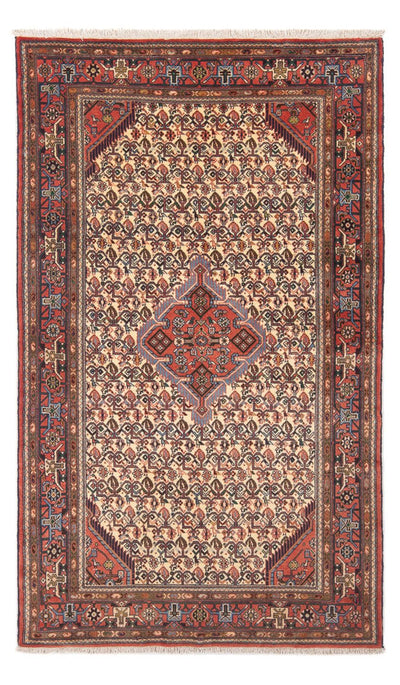Hamadan Tæppe 137x202cm - Persisk tæppe - creme